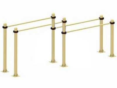 Уличные брусья разновысотные V008