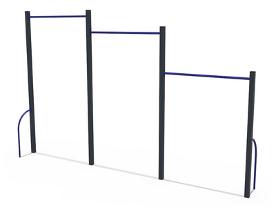 Уличный кроссфит Турник трехуровневый