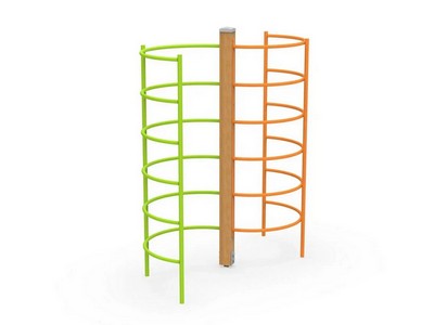 Уличный лаз-стенка Спираль 1