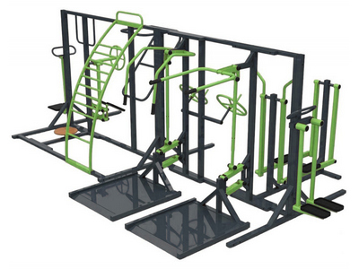 Комплекс с уличными тренажерами TORUDA 003