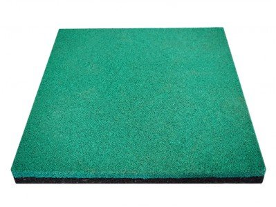 Резиновая плитка EcoStep Gym EPDM/Джим ЭПДМ 500х500 (30-60 мм) с рельефным основанием