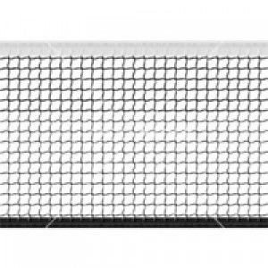 Сетка большой теннис Д=2,0 мм яч. 40*40 мм цв. черн. Размер 1,07*12,8 м окант. верх лента 2,5 см ПП