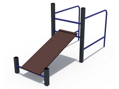 Уличный кроссфит (скамья для пресса с брусьями) СОВ 04506