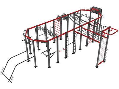 Готовая спортивная площадка для улицы 010