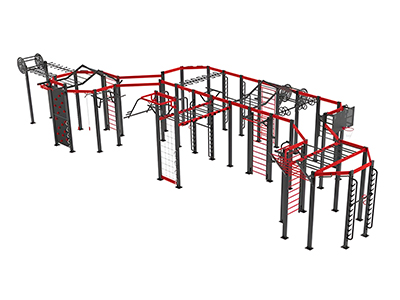 Готовая спортивная площадка для улицы 022