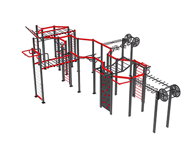 Готовая спортивная площадка для улицы 023