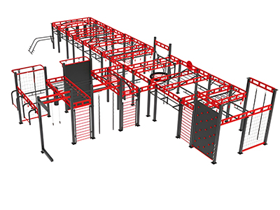 Готовая спортивная площадка для улицы 028