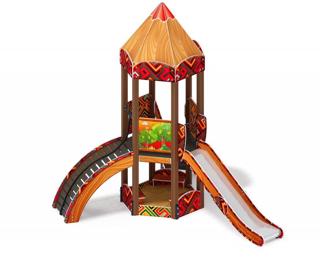 Уличный ДСК Палитра детства-1 - вид 3