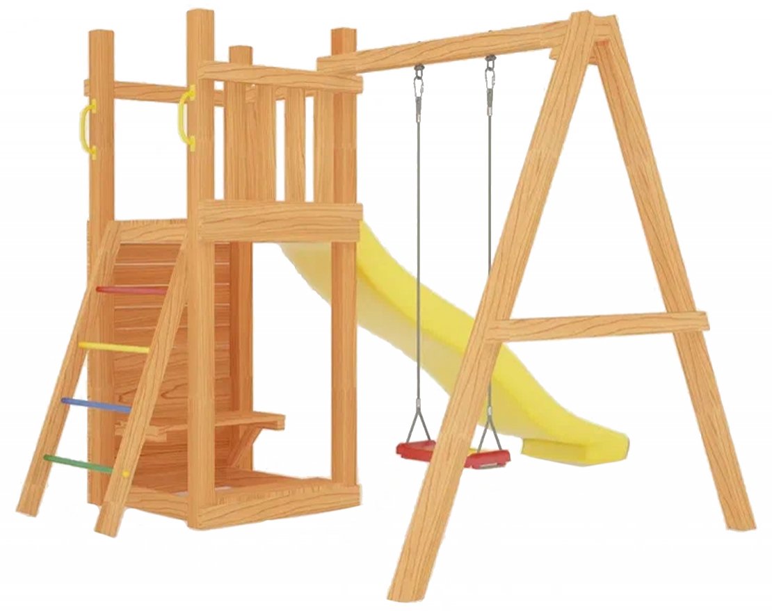 Уличный ДСК Гарда 6 с качелями (всесезонная) - вид 8