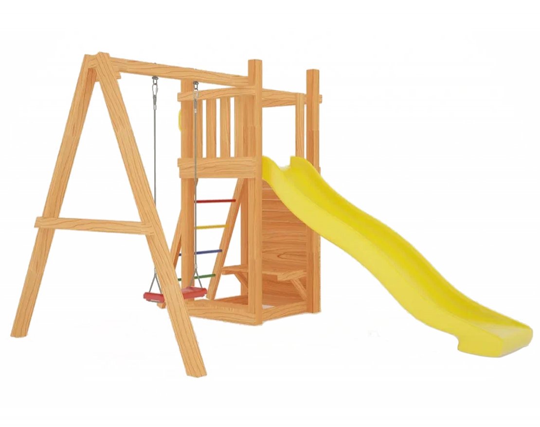 Уличный ДСК Гарда 6 с качелями (всесезонная) - вид 5