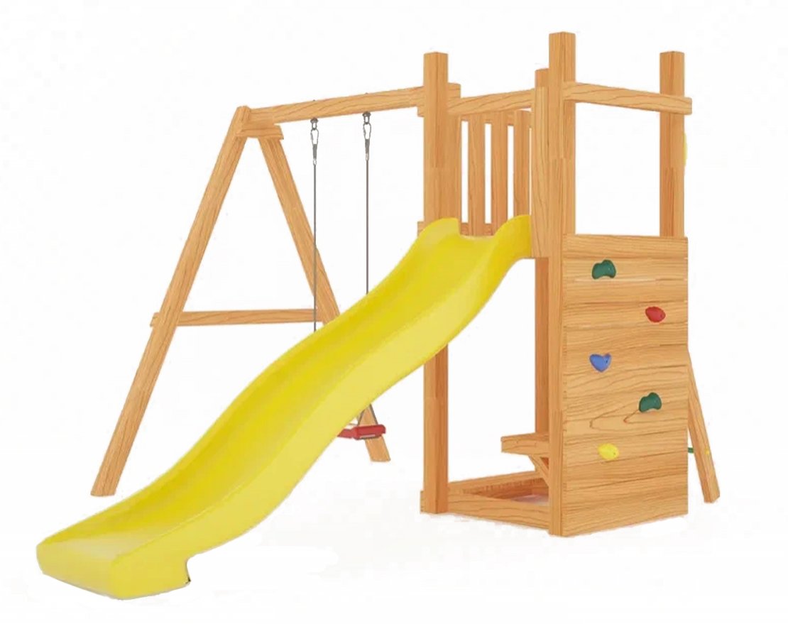 Уличный ДСК Гарда 6 с качелями (всесезонная) - вид 6