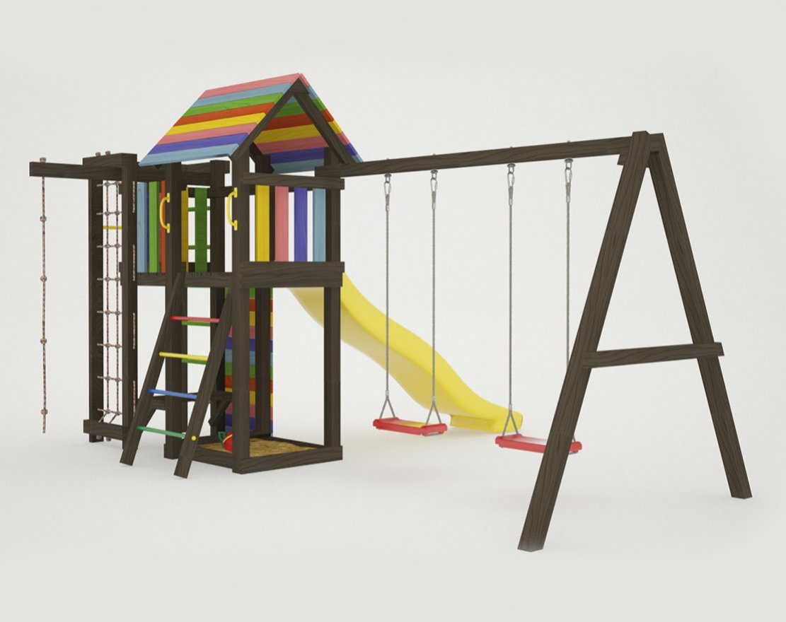 Детская площадка Савушка Мастер 10 (Brown Color)