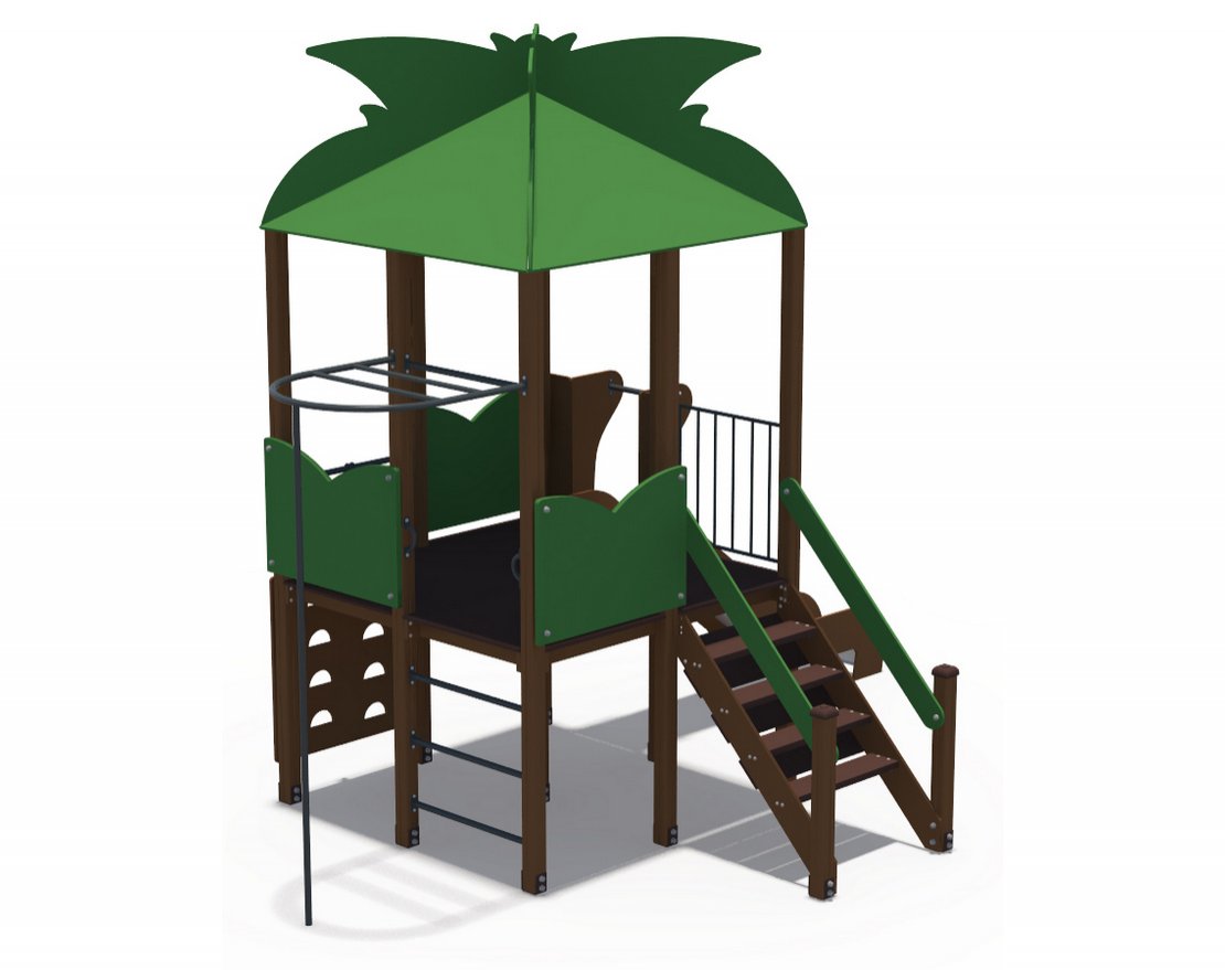 Уличный ДСК Джунгли Дом на дереве ДИО 02100 - вид 1