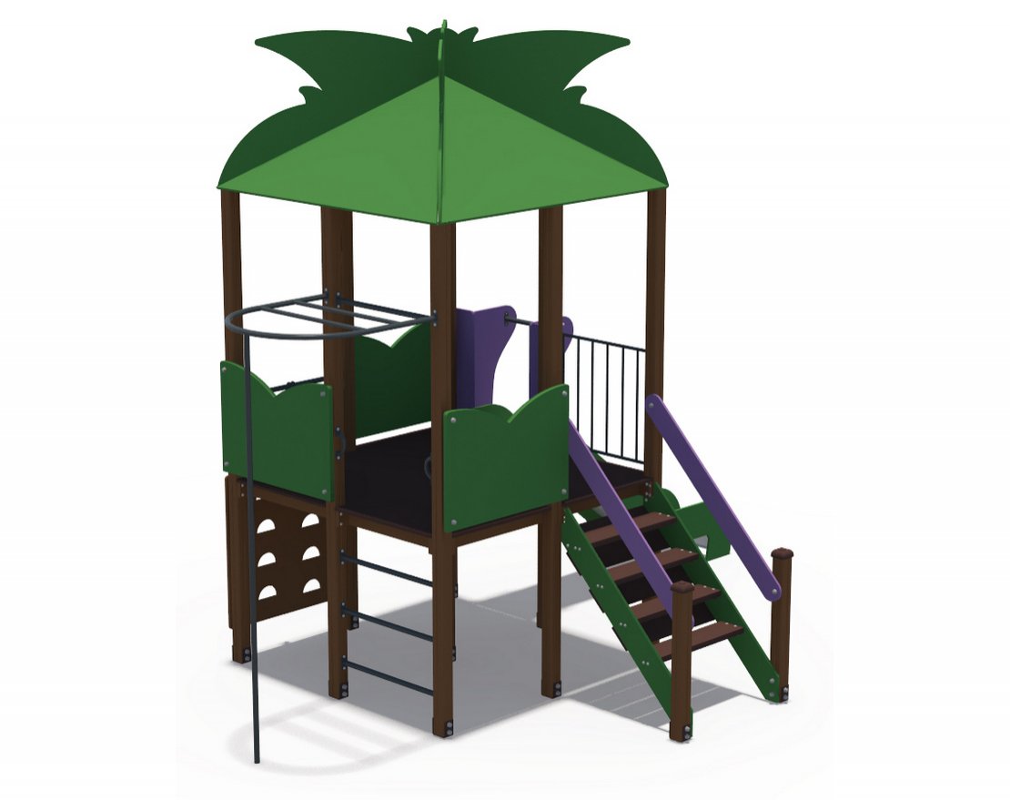 Уличный ДСК Джунгли Дом на дереве ДИО 02100 - вид 3