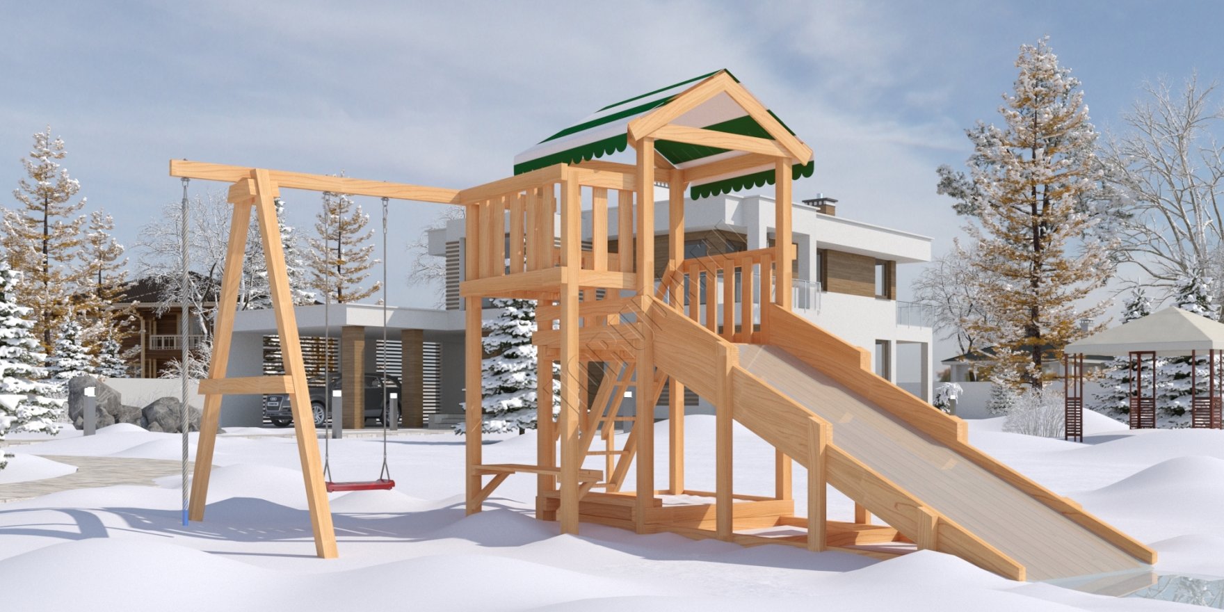 Уличный ДСК Гарда 1 (всесезонная) - вид 5