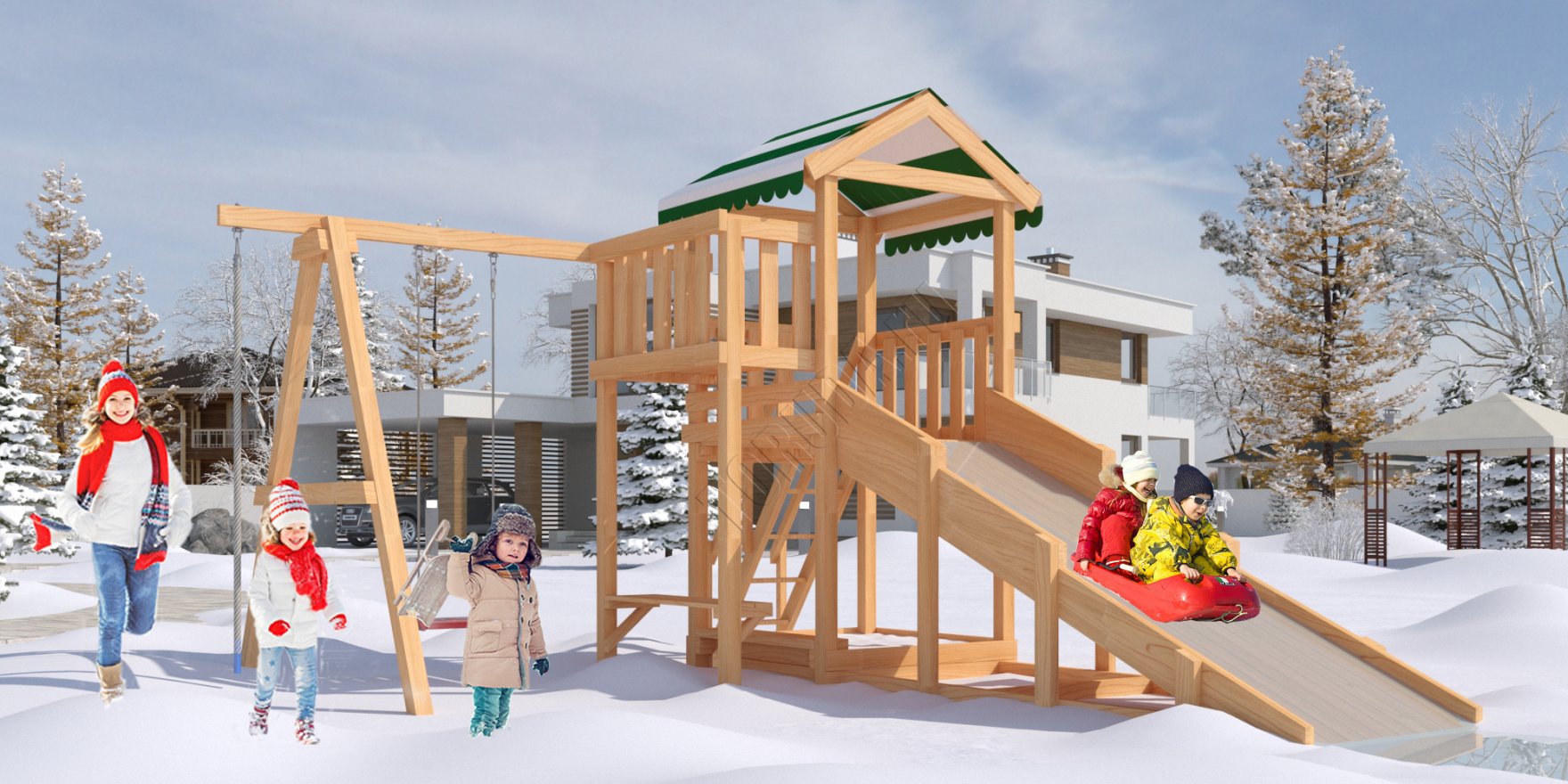 Уличный ДСК Гарда 1 (всесезонная) - вид 6