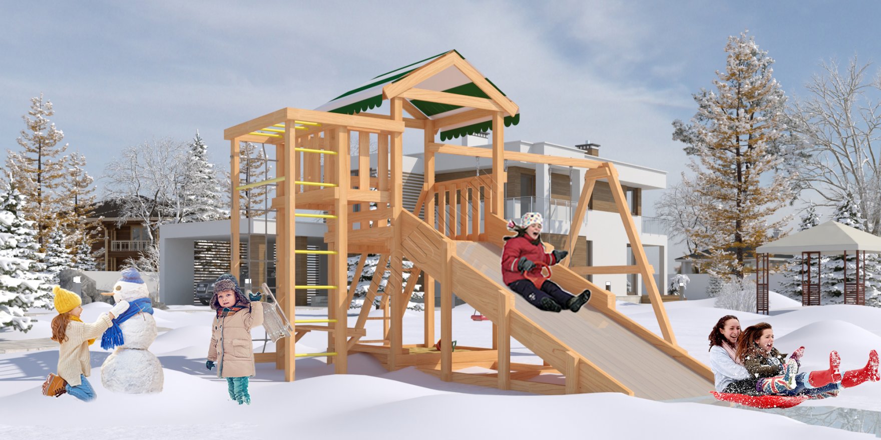 Уличный ДСК Гарда 3 (всесезонная) - вид 7