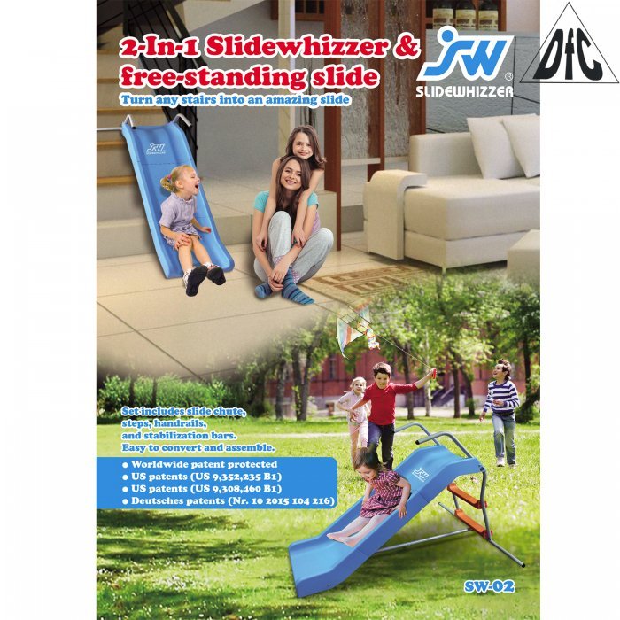 Горка прямая 2 в 1 SlideWhizzer SW-02 - вид 6