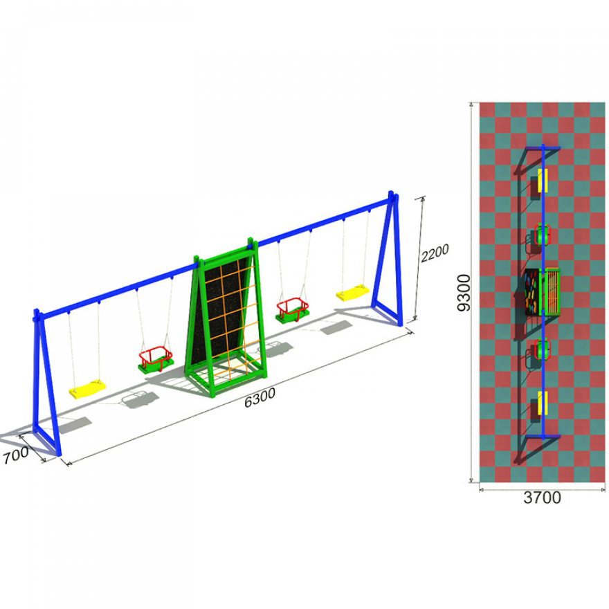 ДСК Качели Спорт 6.4 - вид 2
