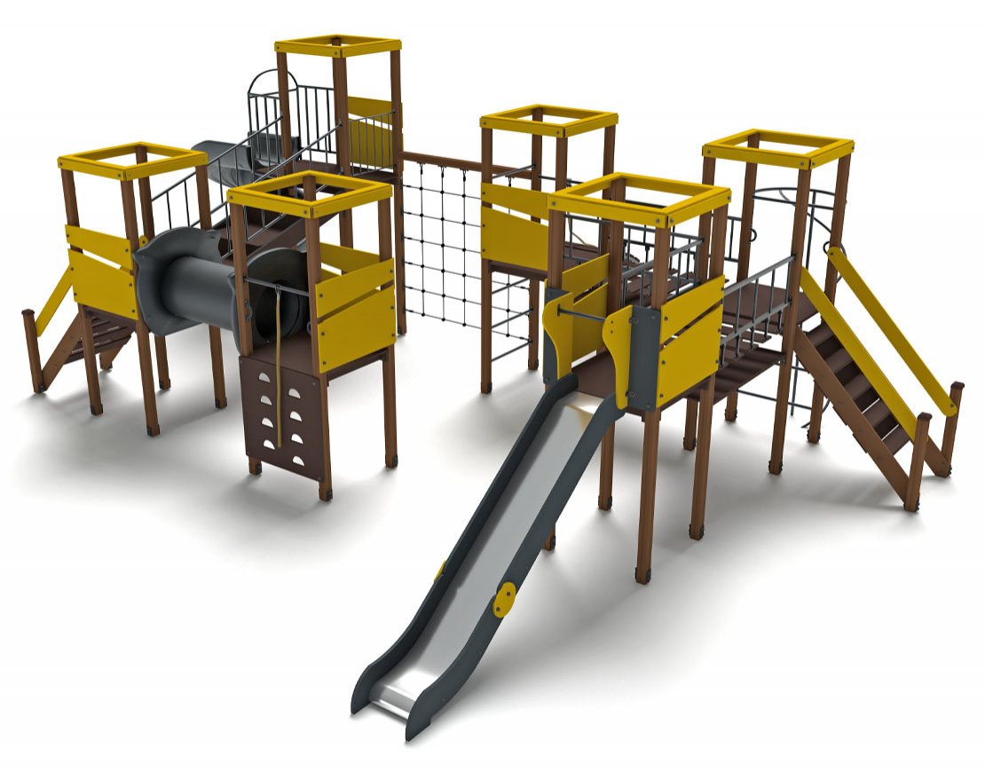 Игровой комплекс Геометрия Н-1500 и 2000 ДИО 09080 - вид 8