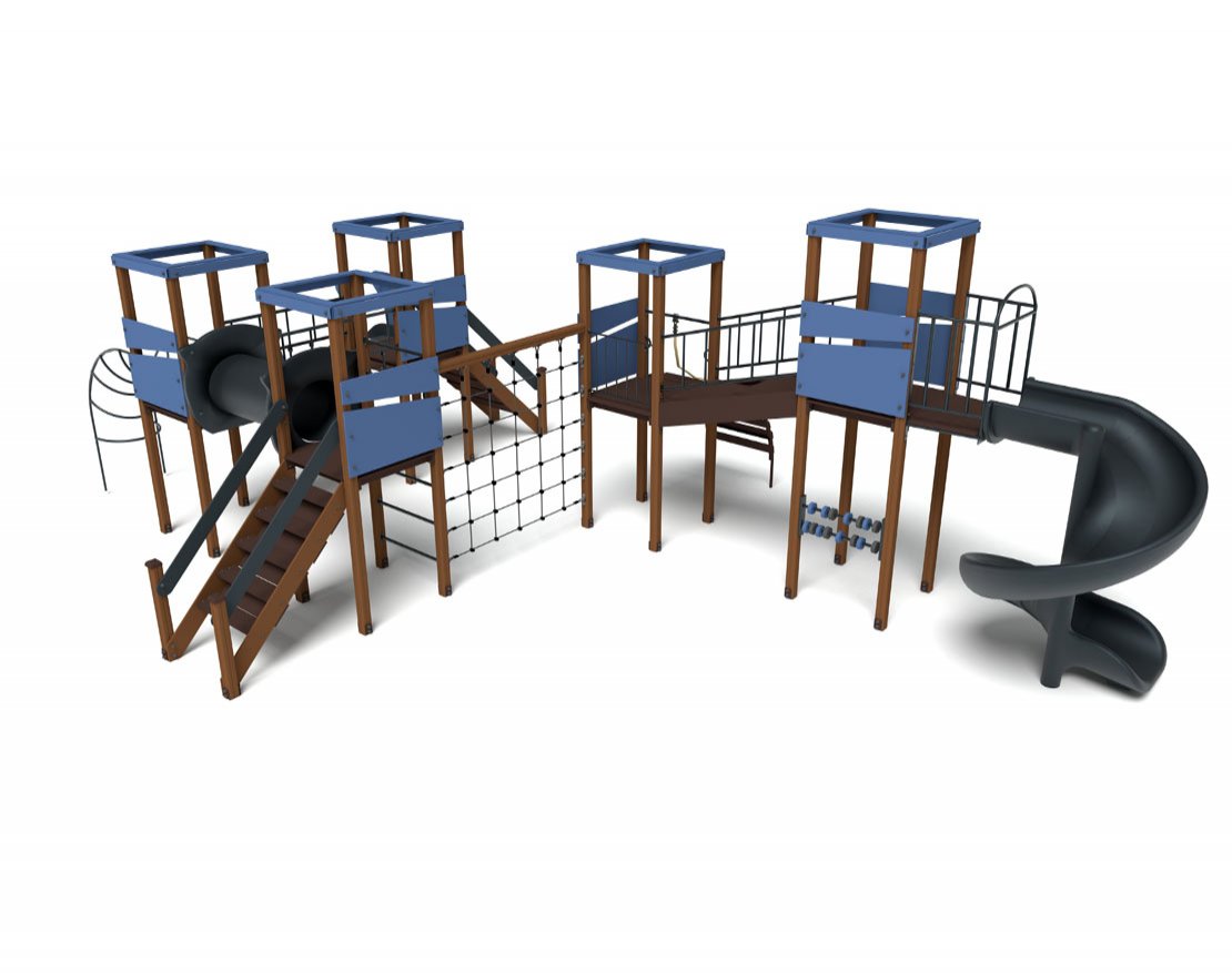 Игровой комплекс Геометрия Н-1500 и Н-2000 ДИО 09070 - вид 2