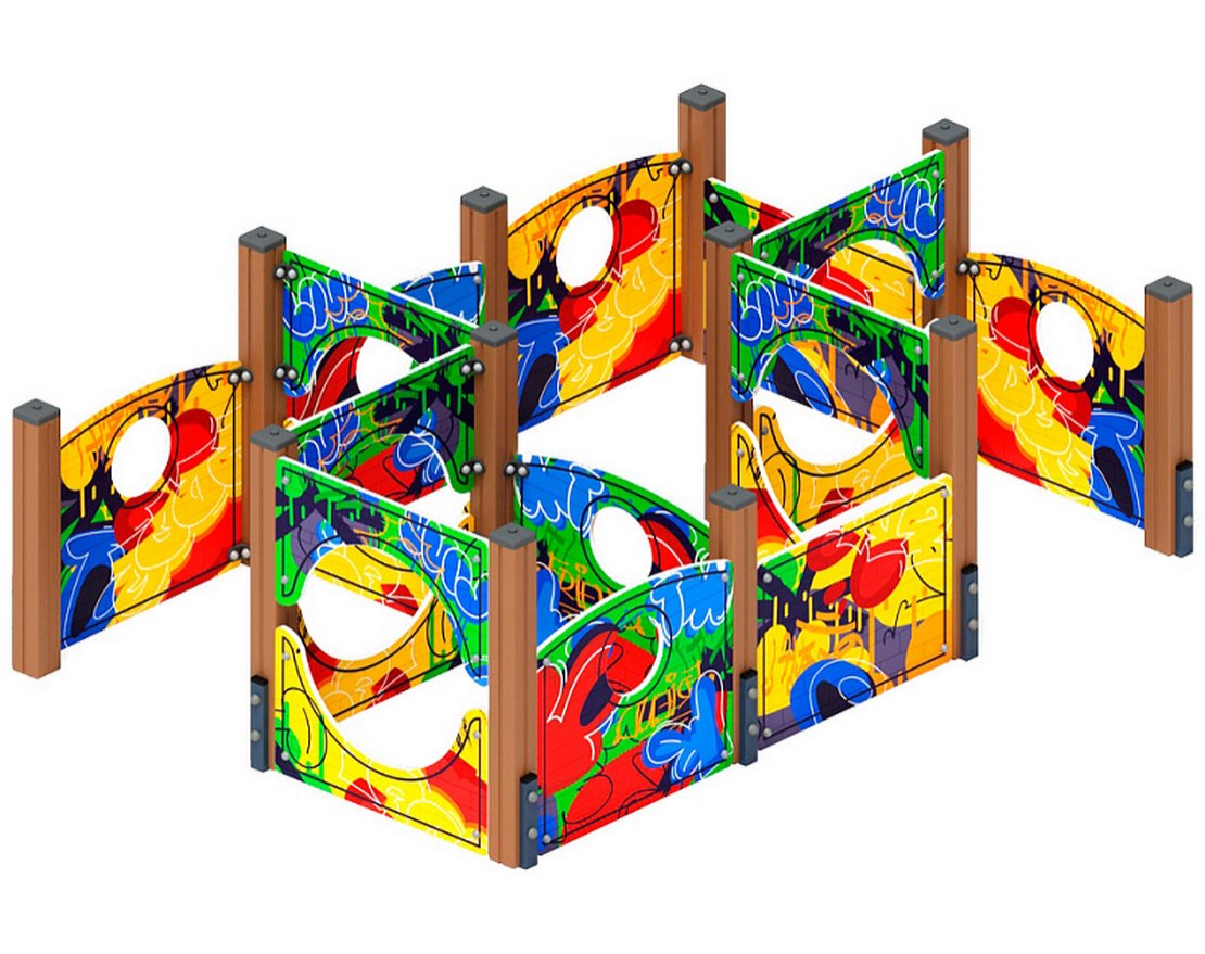 Лабиринт Кубик 3 Граффити МФ 20.01.03-10