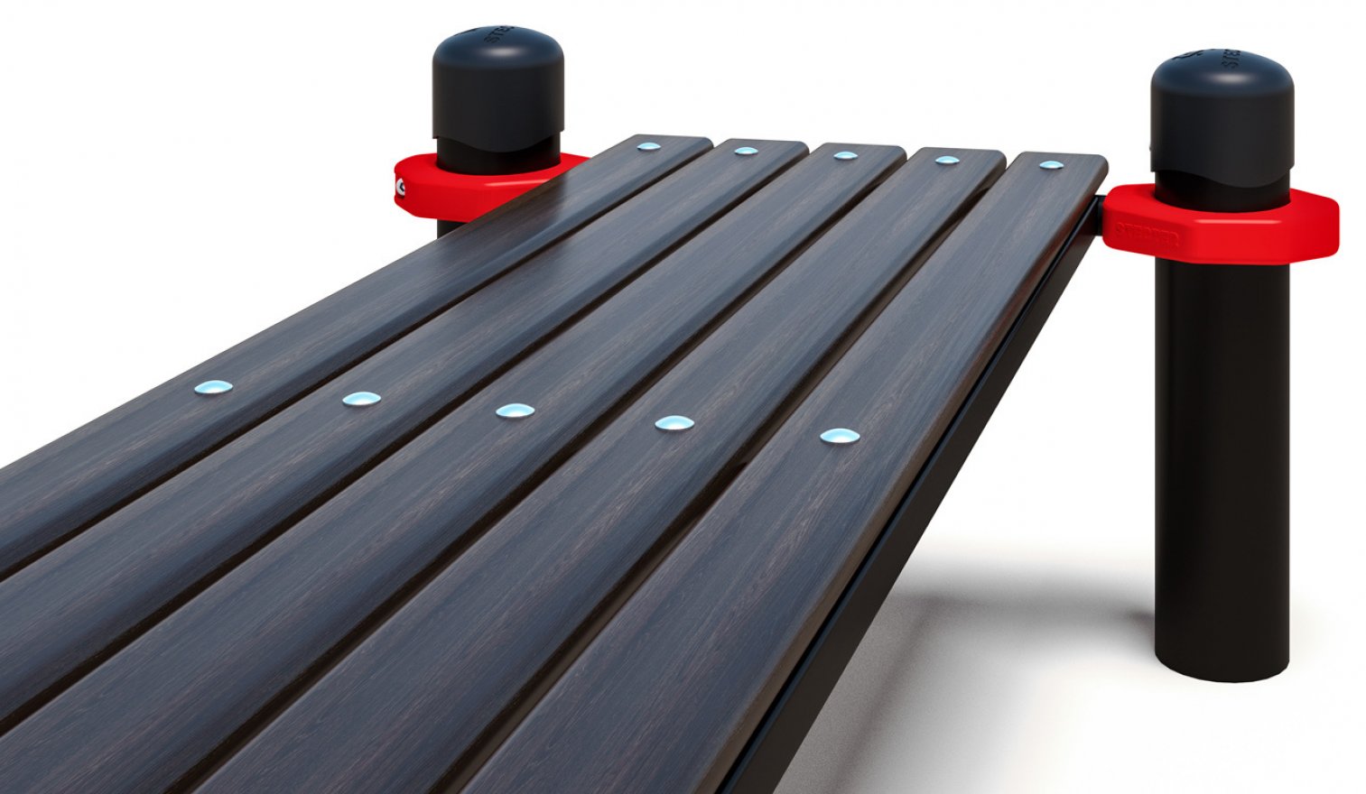 Уличная лавочка PAW-14 - вид 2