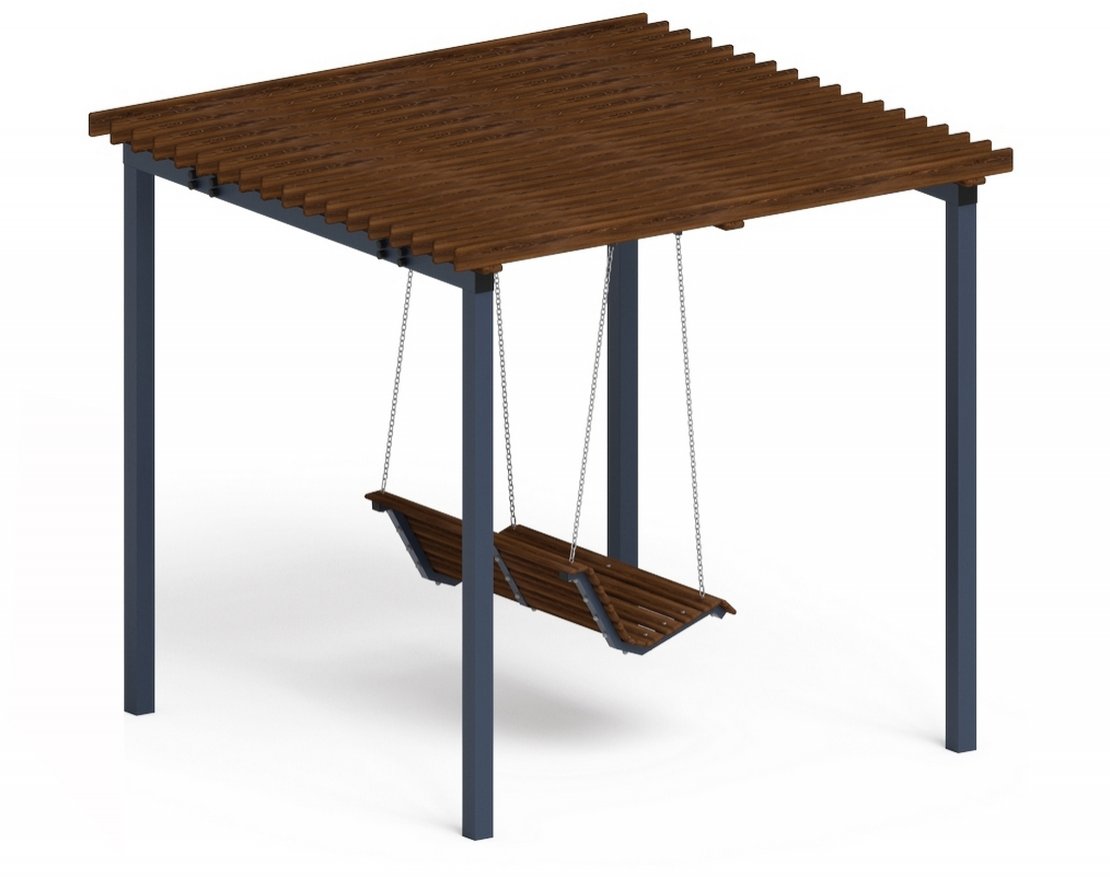 Пергола Релакшн с диваном (без поликарбоната) - вид 1