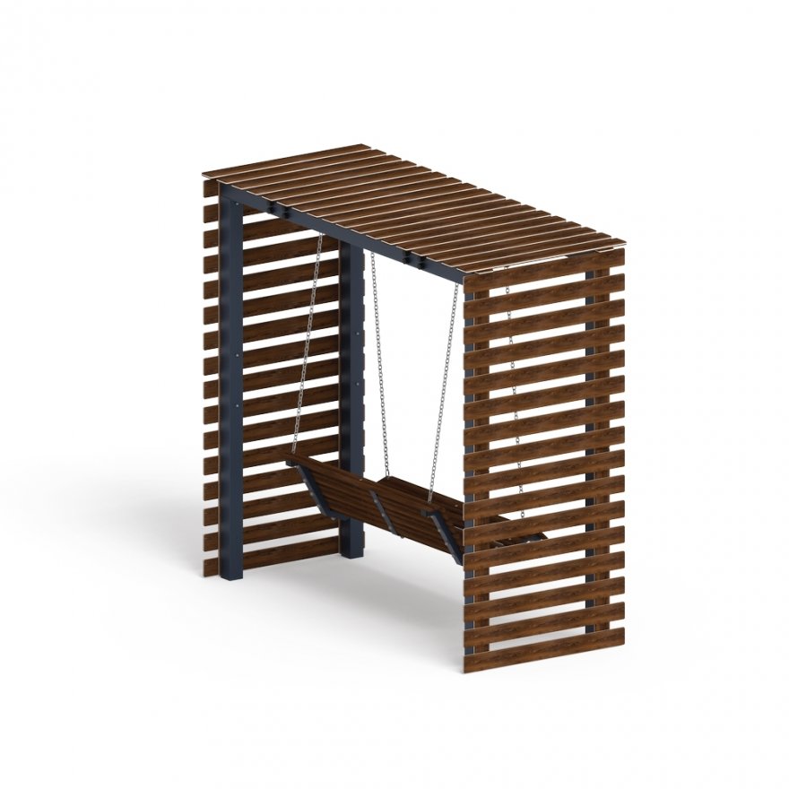 Пергола с диваном Гармония уюта-6 (без поликарбоната) - вид 2