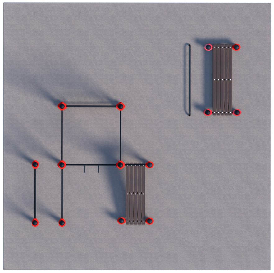 Оборудование для воркаута для коттеджа 1-1 (6 х 6 м) - вид 2