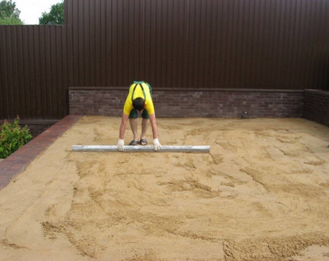 Резиновая плитка 500x500 (П) для сыпучей поверхности - вид 3