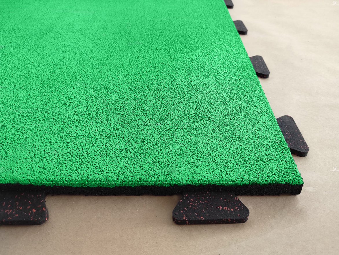 Резиновая плитка Gym EPDM 990х990 (30мм) со скрытыми замками - вид 2