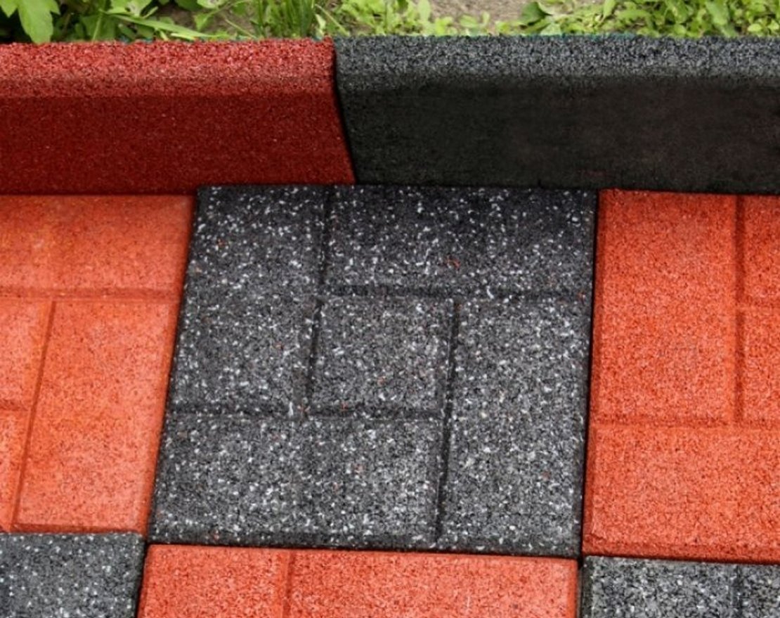 Резиновый бордюр - вид 2