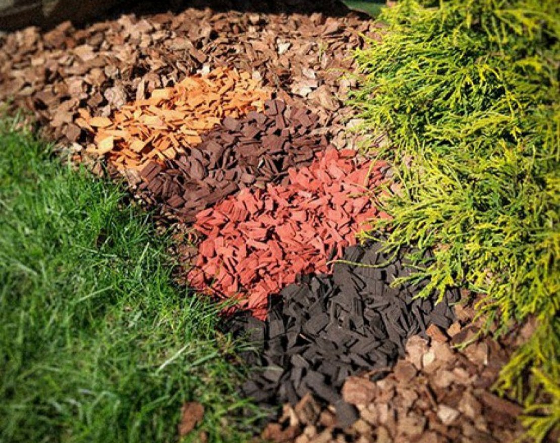 Щепа декоративная коричневая - вид 2