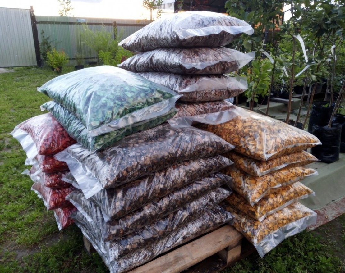 Щепа декоративная желтая - вид 2