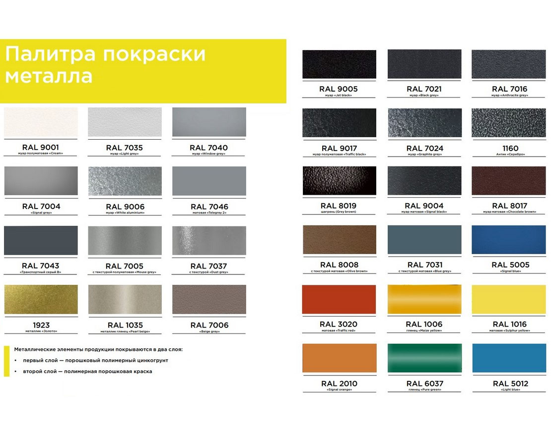 Палитра-металл