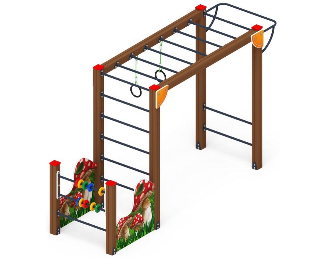 Спорткомплекс для улицы Грибное лукошко-3 - вид 2