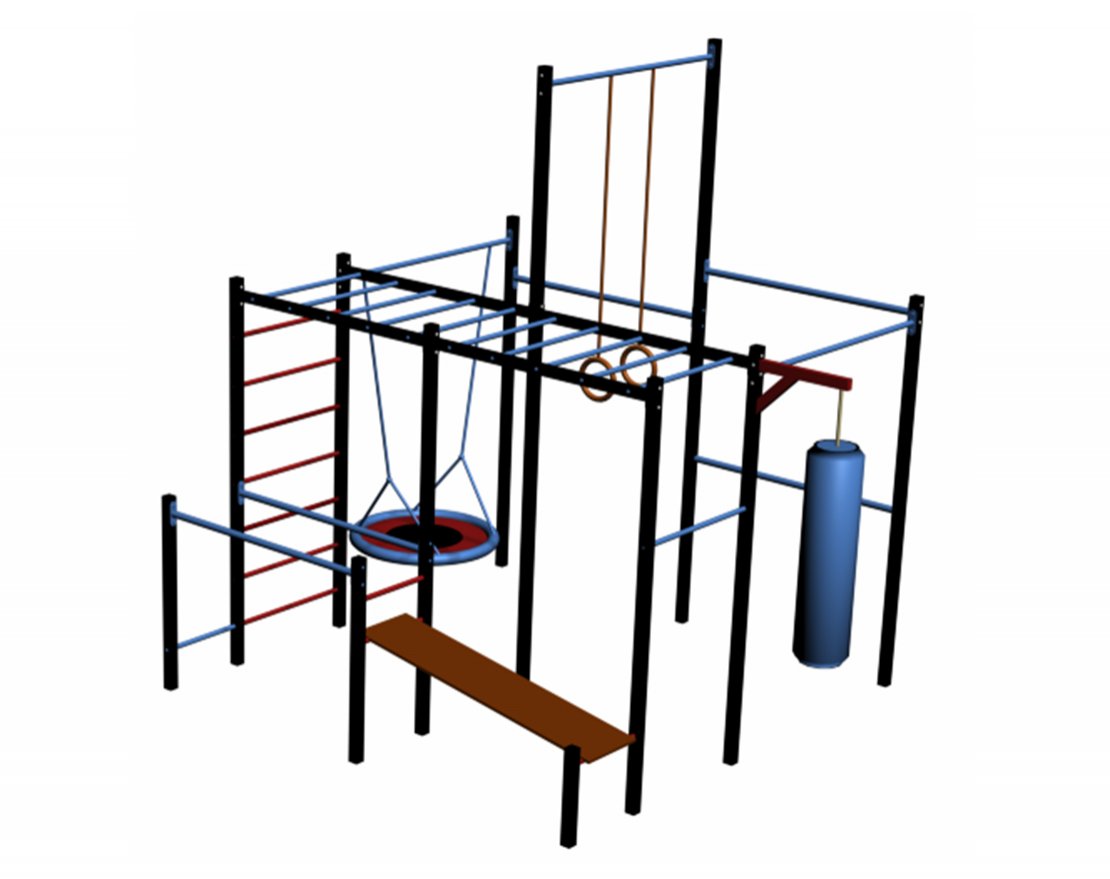 Спорткомплекс для улицы Workout w13.41 - вид 1