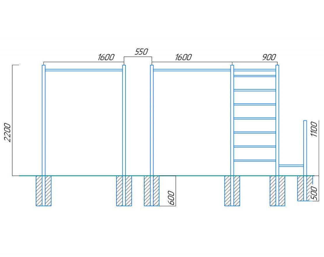 Спортивный комплекс  Workout w141 2