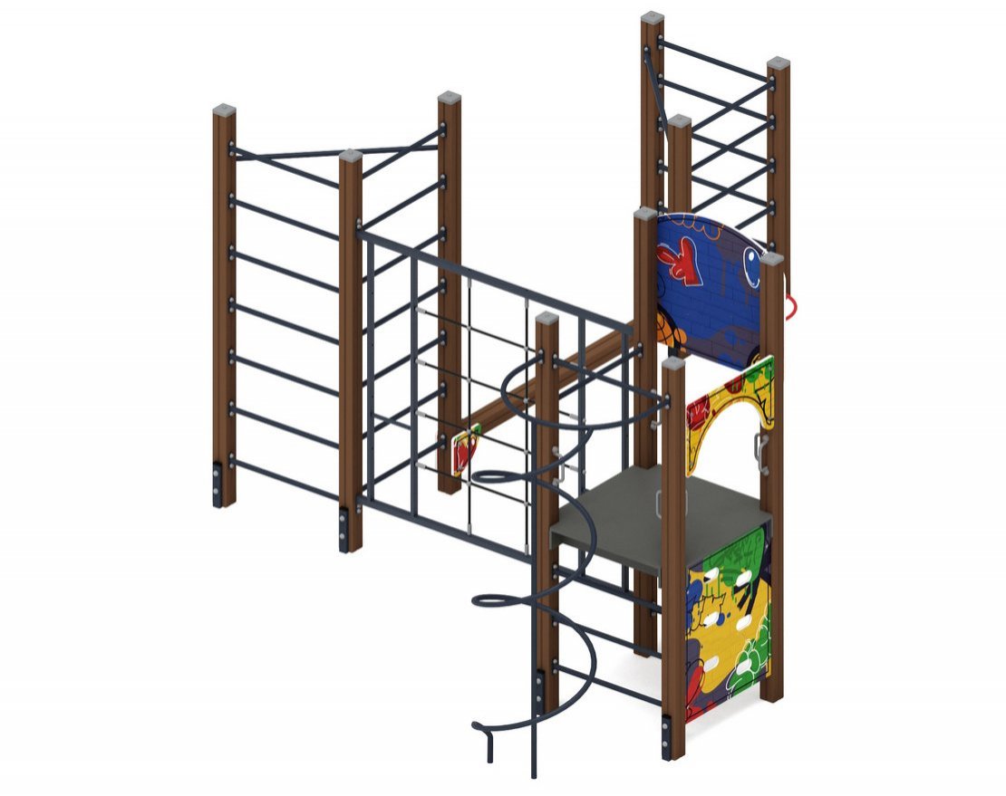 Спорткомплекс Крепыш 7 (Граффити) - вид 2