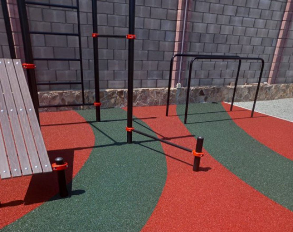 Спортплощадка воркаут - вид 2