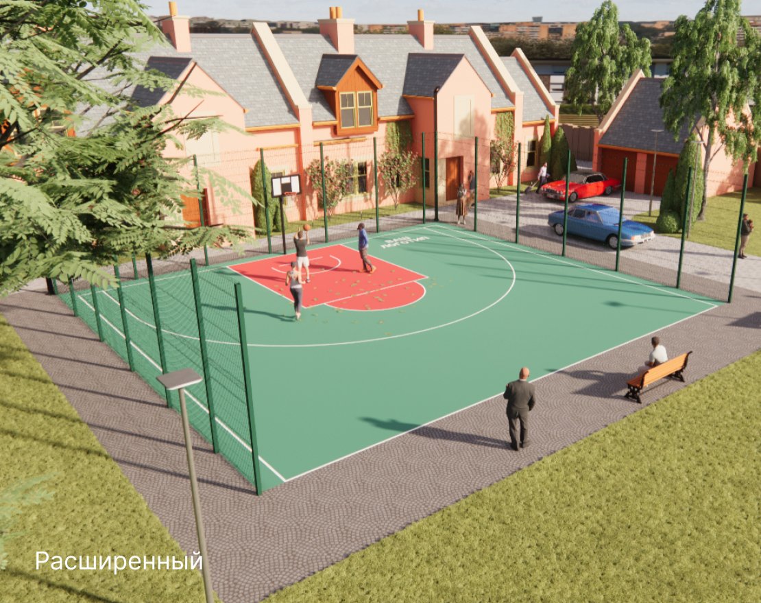 Готовая спортивная площадка для улицы TORUDA ST-1 (16х14,5, игровое поле 15х14) - вид 2