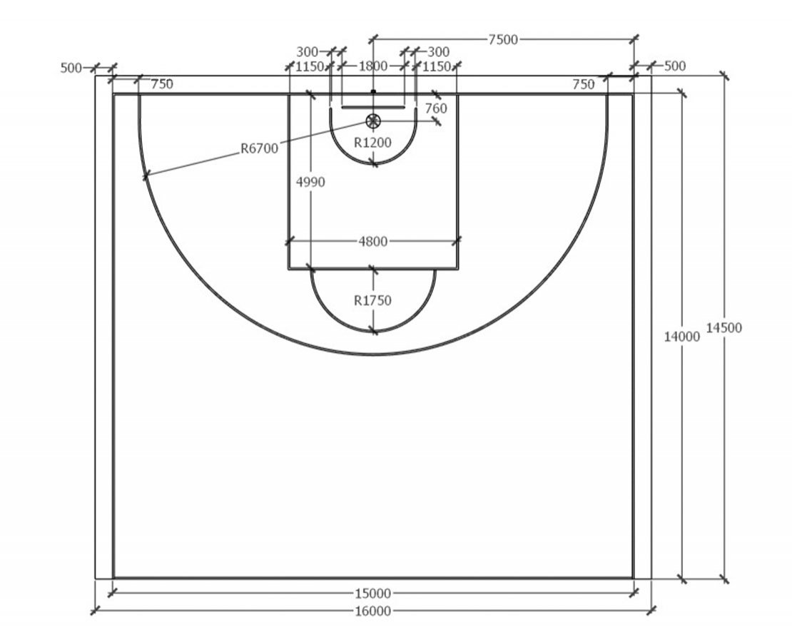 Готовая спортивная площадка для улицы TORUDA ST-1 (16х14,5, игровое поле 15х14) - вид 2