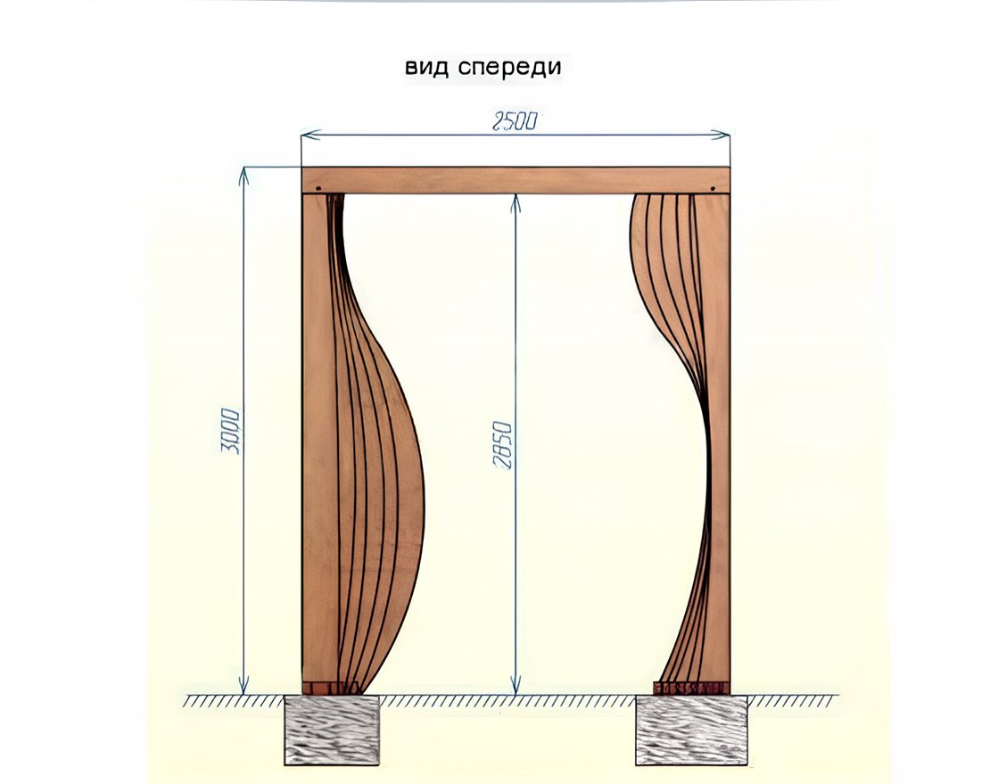 Теневой навес Энтрада - вид 2