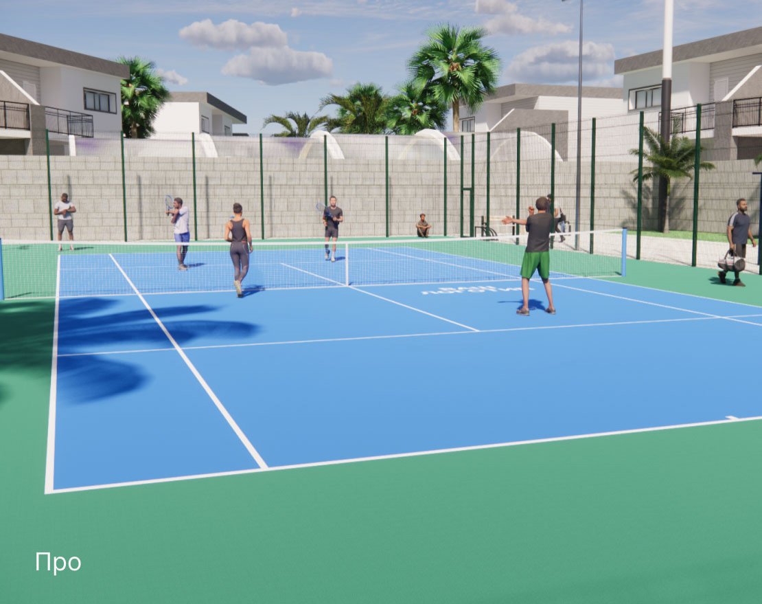 Корт для тенниса TORUDA T-1 HARD (37х19, игровое поле 24х11) - вид 2