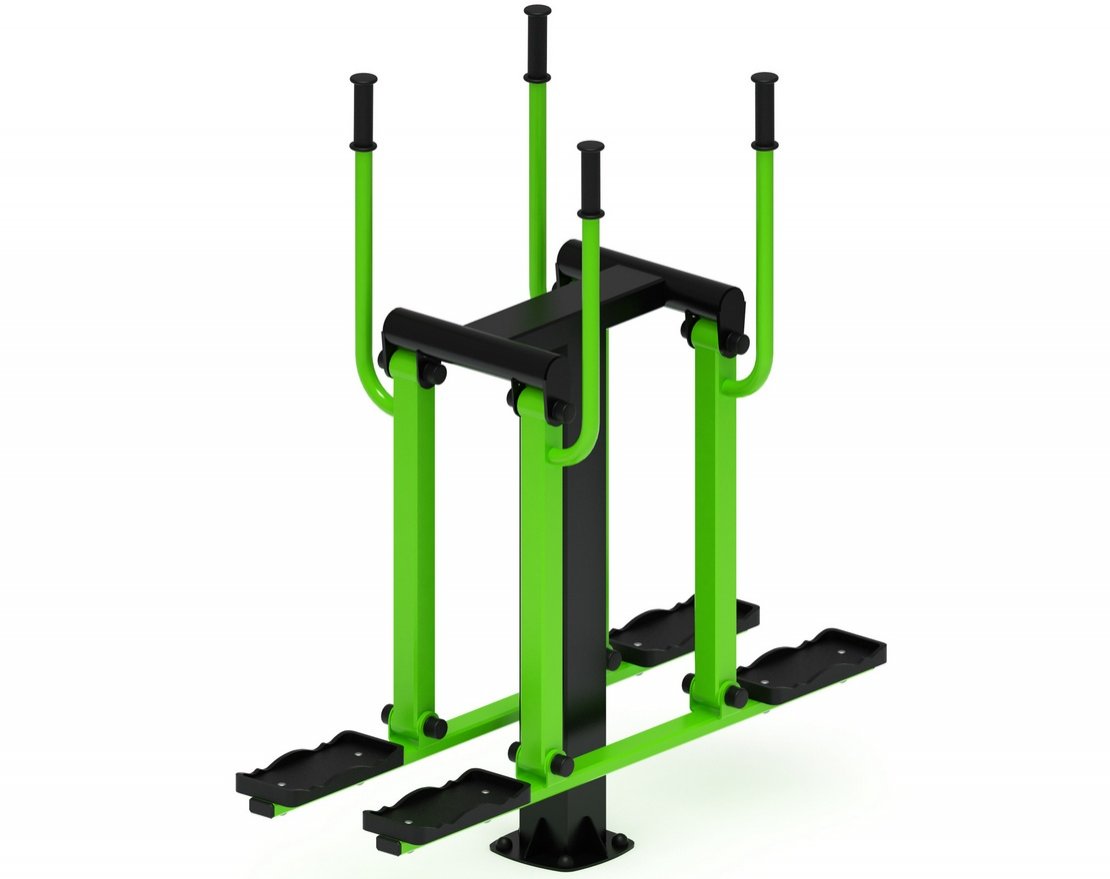 Уличный тренажер Двойные лыжи Тренинг 6 - вид 2