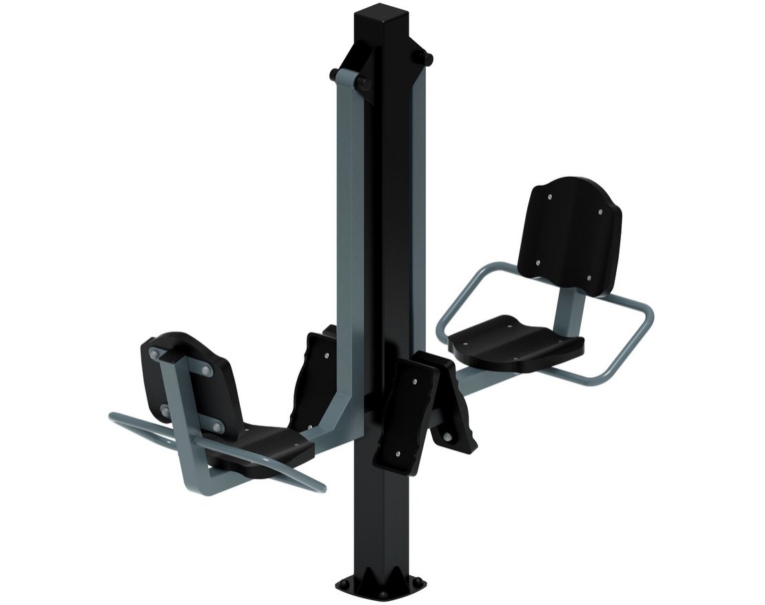 Уличный тренажер Жим ногами двойной Тренировка 14 - вид 2