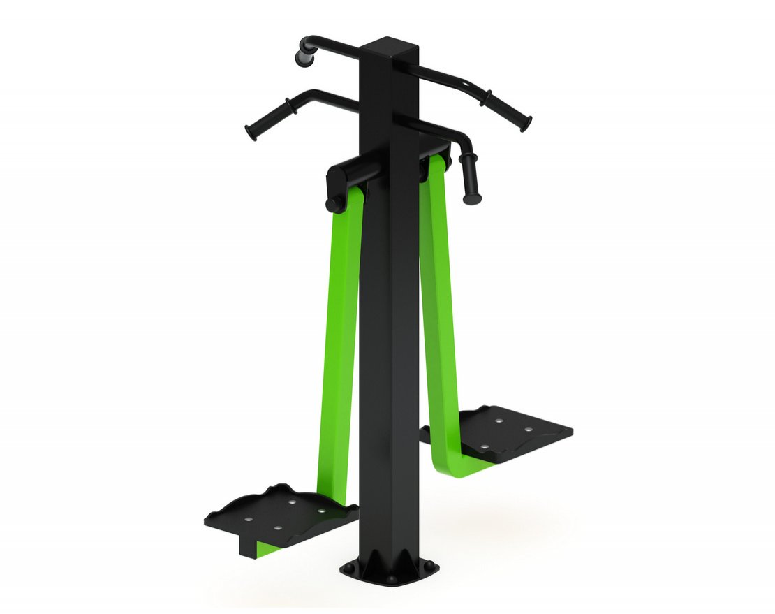 Уличный тренажер Маятник двойной Тренировка 5 - вид 2