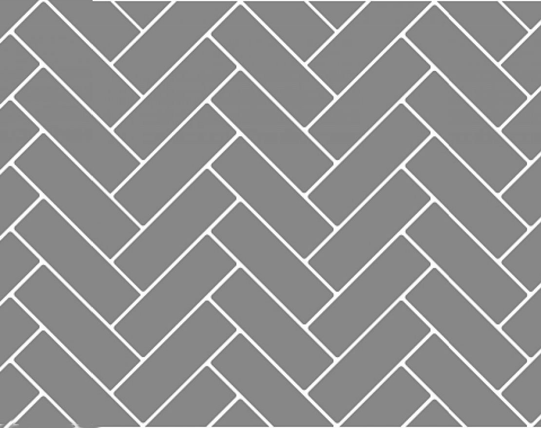 Тротуарная плитка Паркет Стандарт (1 м2) с укладкой 60мм - вид 1