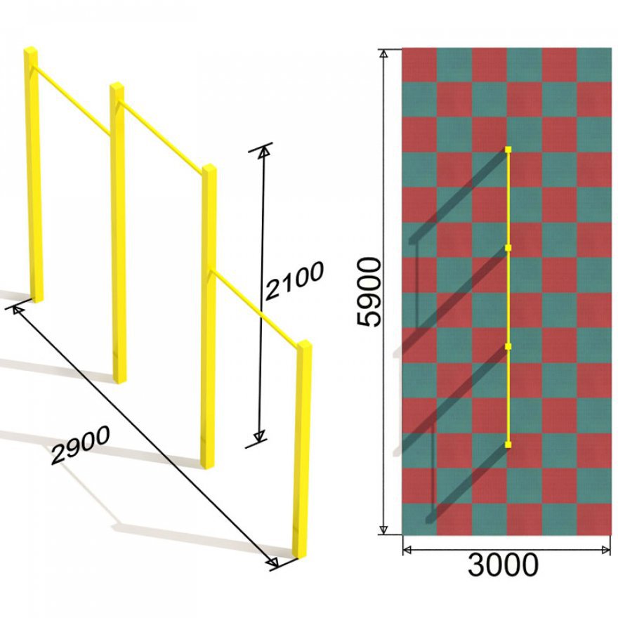 Турник 3H BL - вид 2